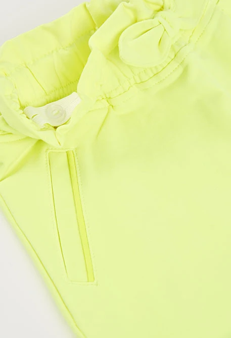 Fluorescent green shorts