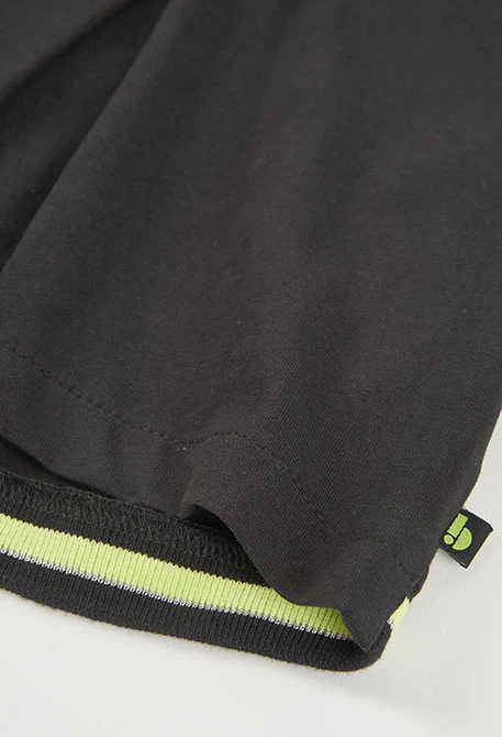 Baumwoll-T-Shirt für Mädchen in Schwarz