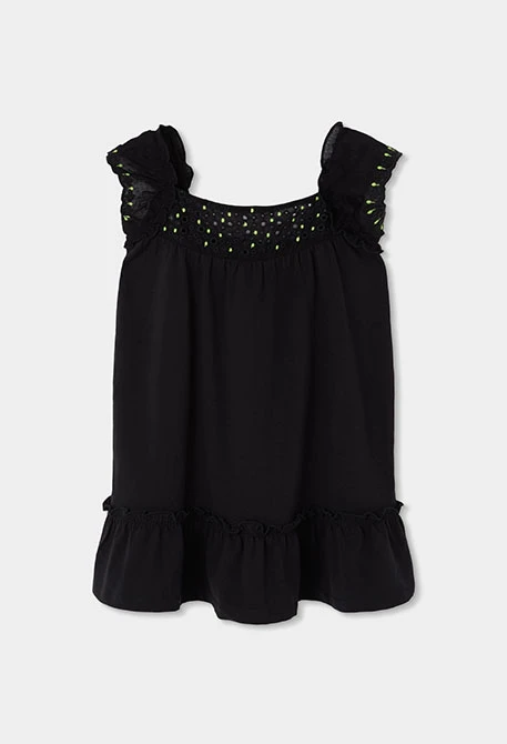 Robe en maille noire