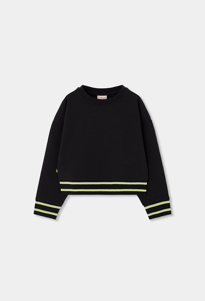 Girls? black sweatshirt