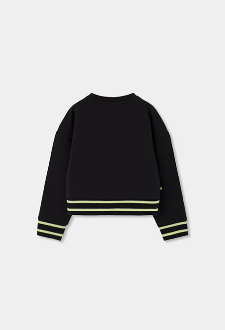 Sudadera niña negro