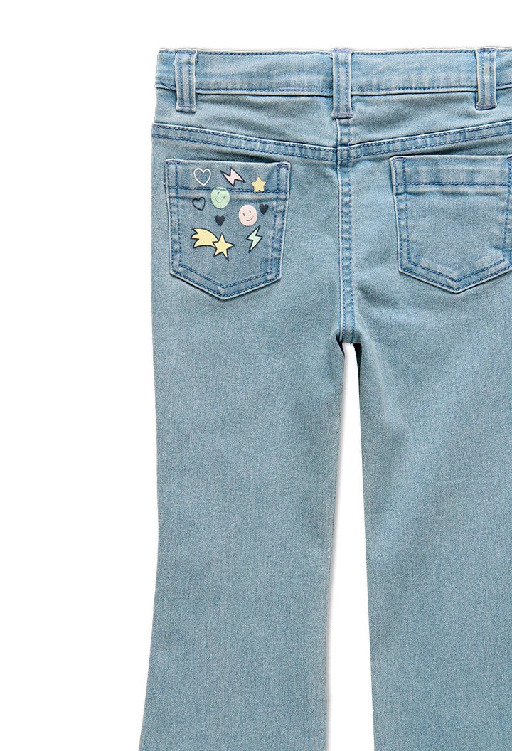 Jeans stretch pour fille