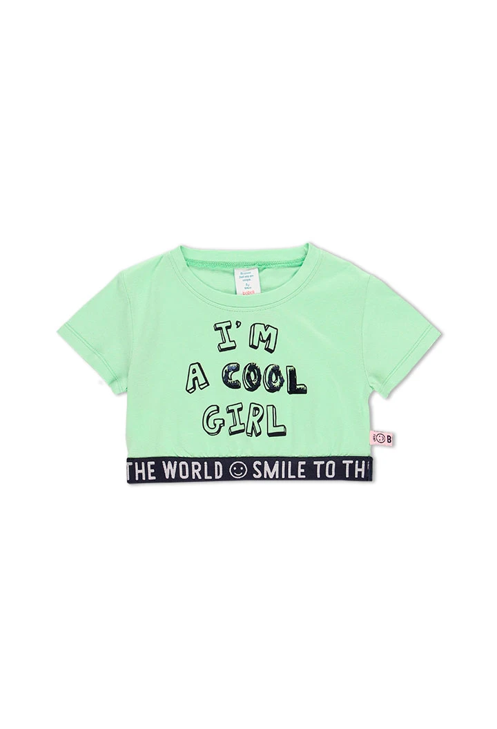 T-Shirt tricot pour fille