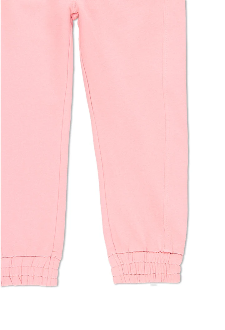 Pantalon en molleton stretch pour fille