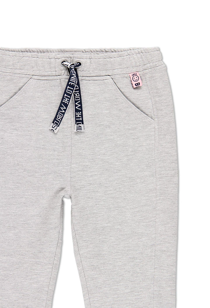 Pantalon en molleton stretch pour fille