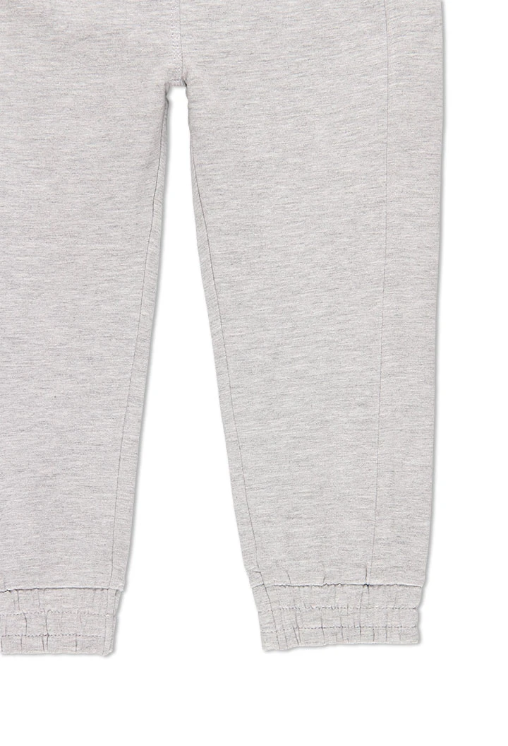 Pantalon en molleton stretch pour fille