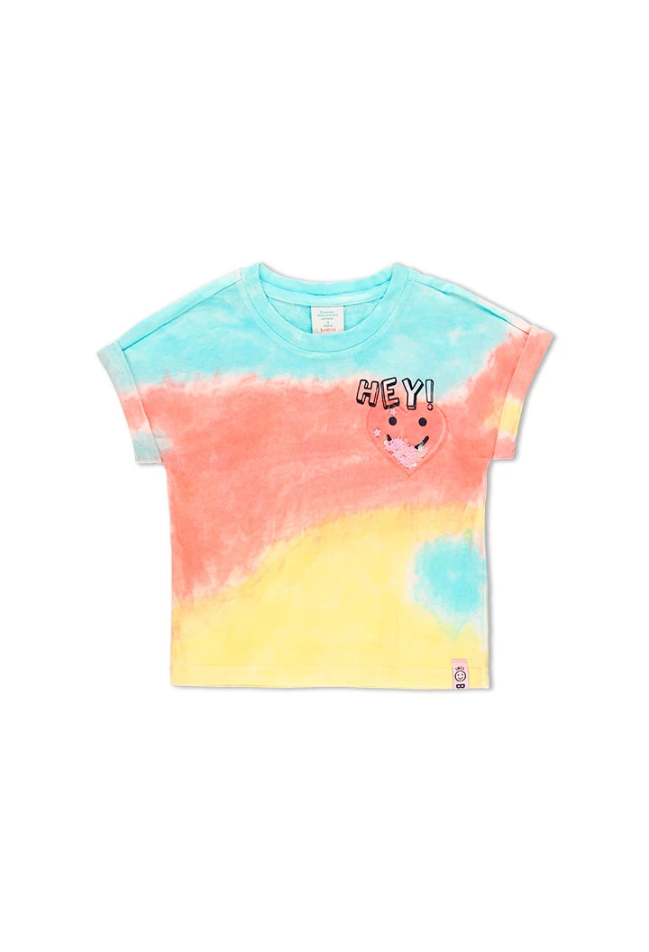 T-Shirt tricot teinte pour fille