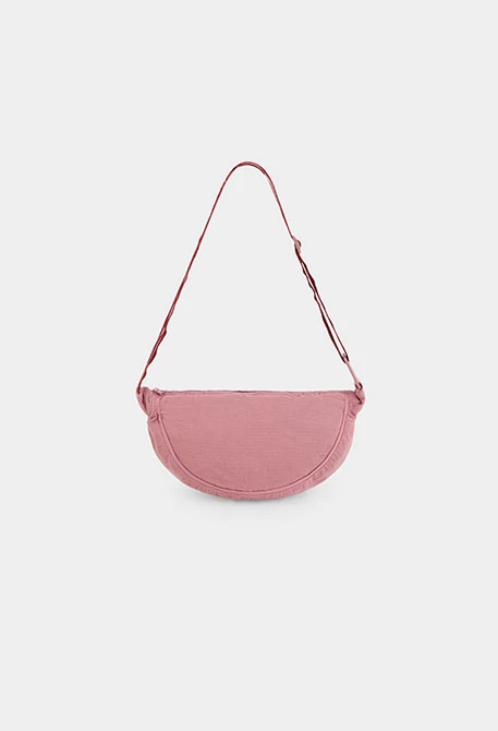 Umhängetasche aus rosa Cord