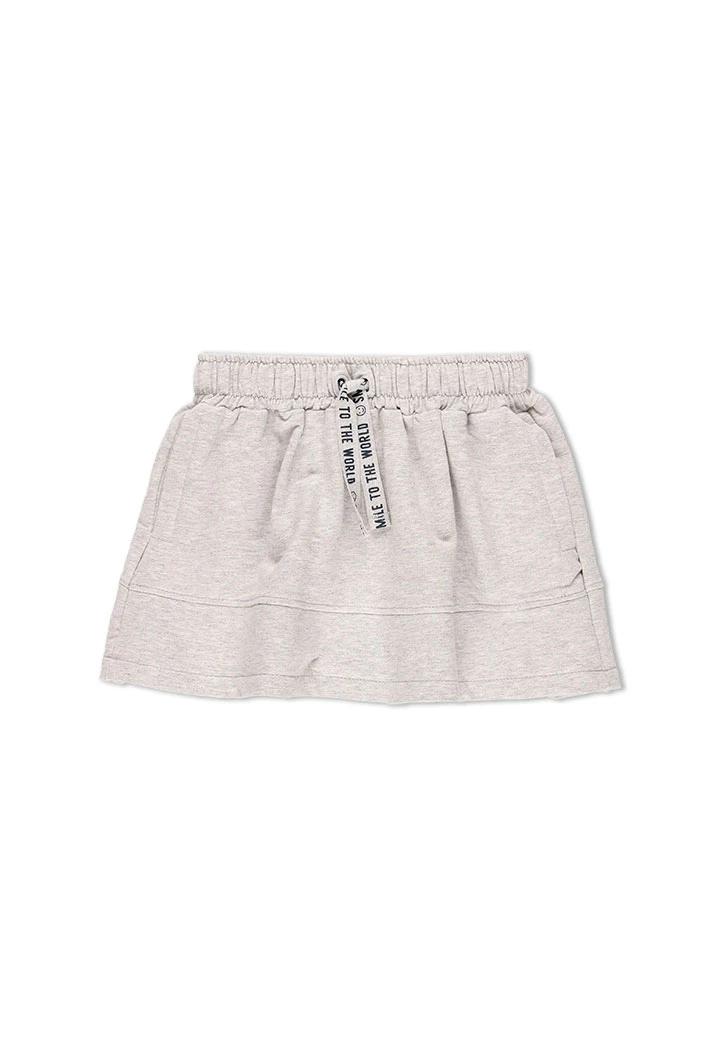 Jupe en molleton élastique pour fille