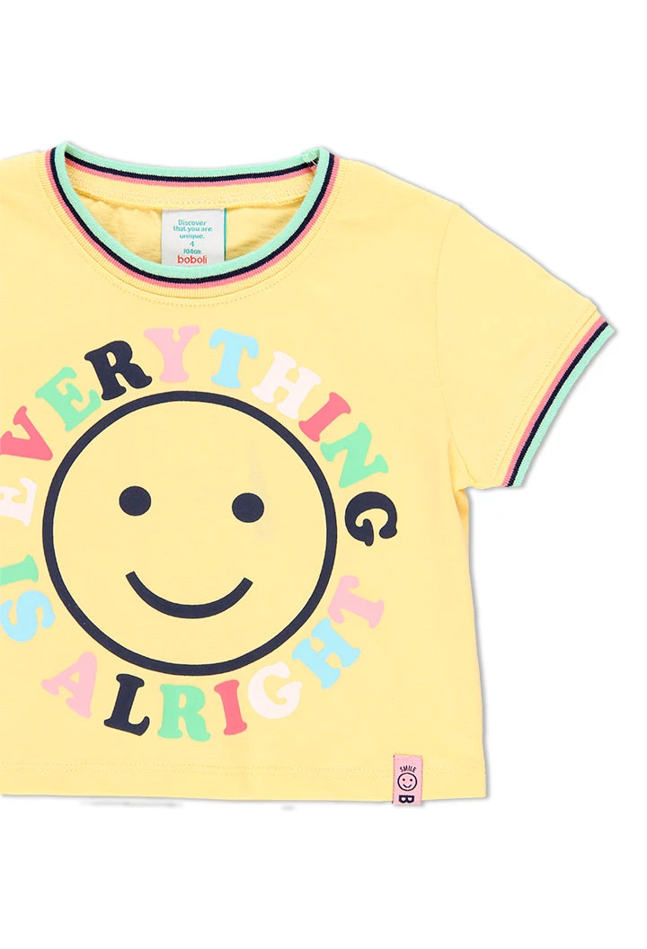 T-Shirt tricot pour fille