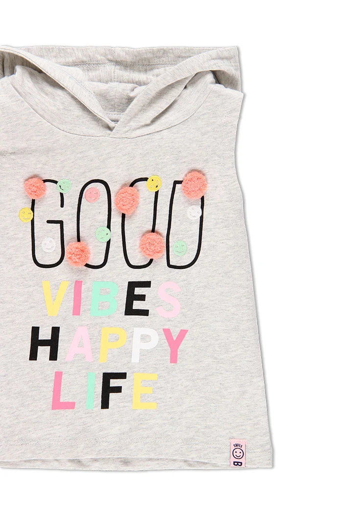 T-Shirt a capuche pour fille