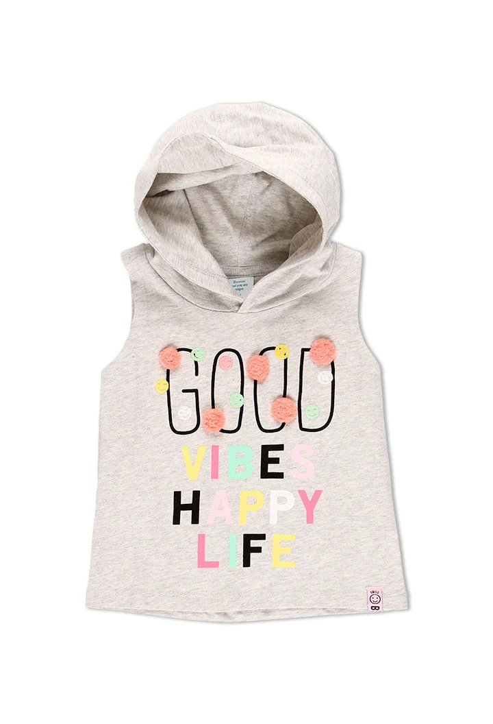 T-Shirt a capuche pour fille