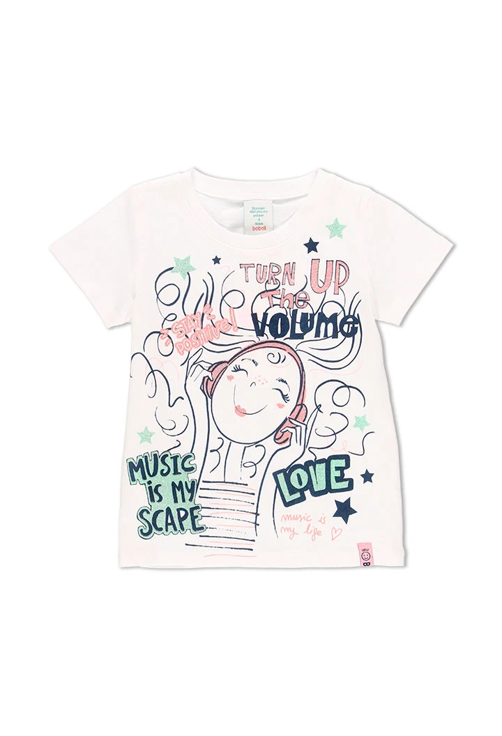 Pack en tricot bi matiere pour fille