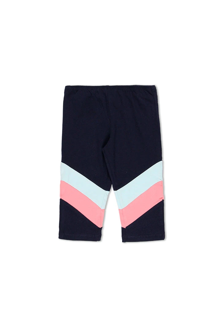 Pack en tricot bi matiere pour fille