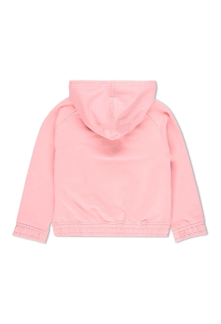 Sweat en molleton avec capuche pour fille