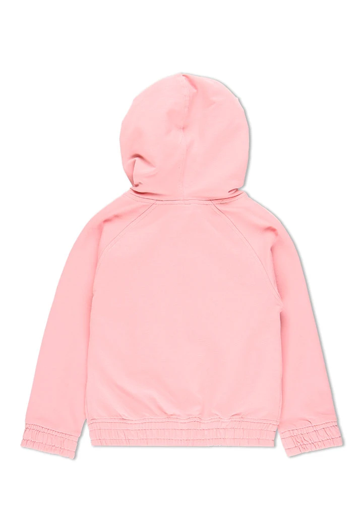 Sweat en molleton avec capuche pour fille