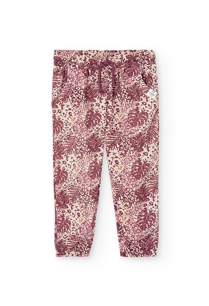 Trousers bambula knit for girl