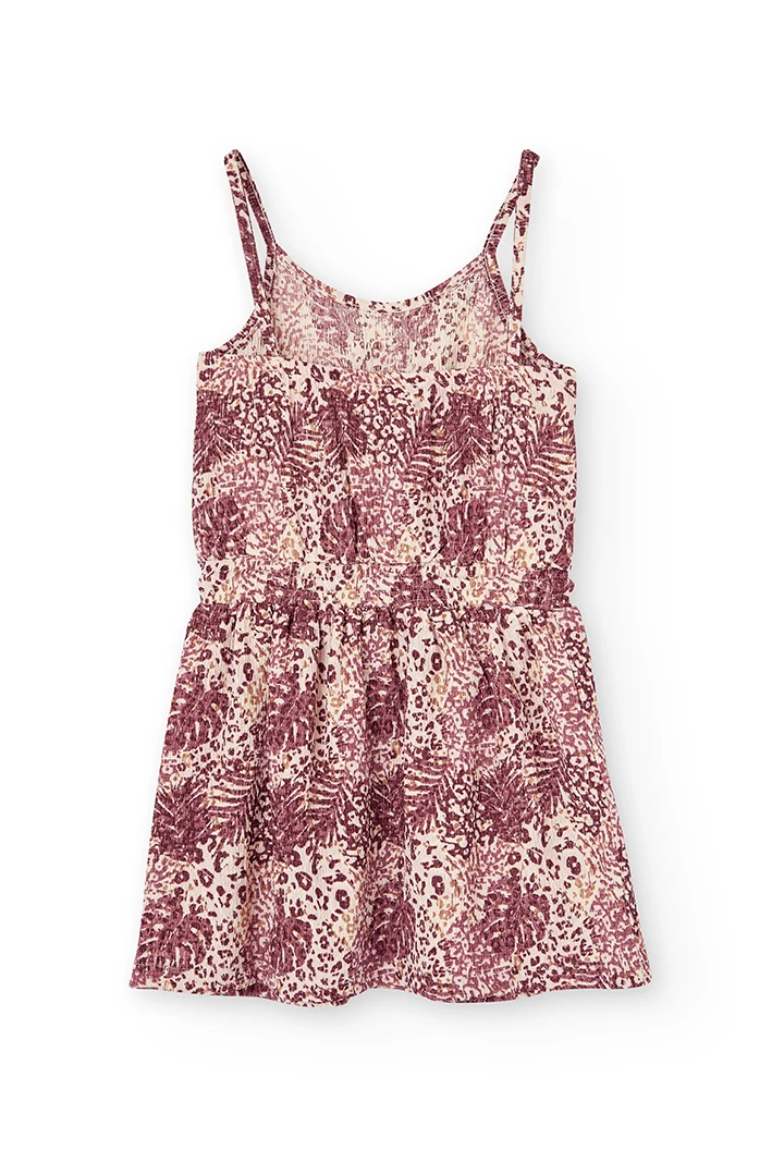 Vestido punto bambula de niña