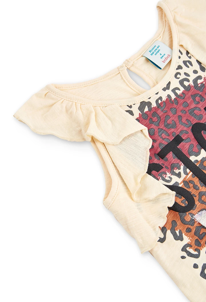 T-Shirt tricot pour fille
