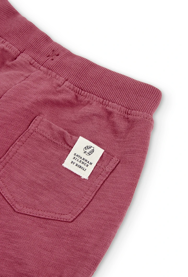 Short en molleton flame pour fille