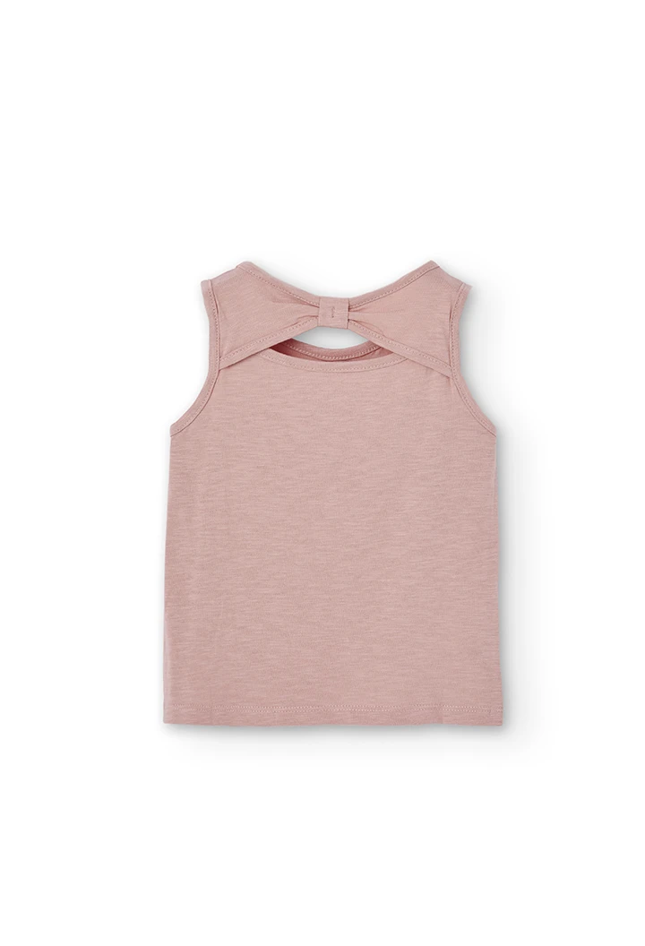 Camiseta malha flame para menina