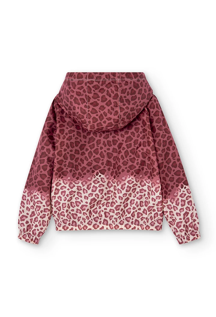 Parka en toile technique pour fille
