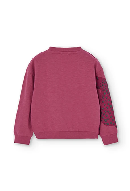 Sweat en molleton flame pour fille