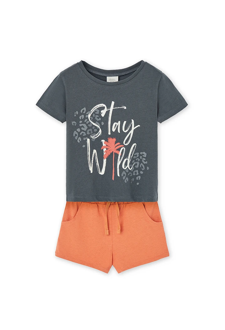 Pack en tricot pour fille