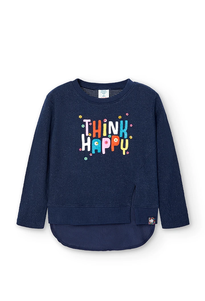 T-Shirt tricot combiné pour fille