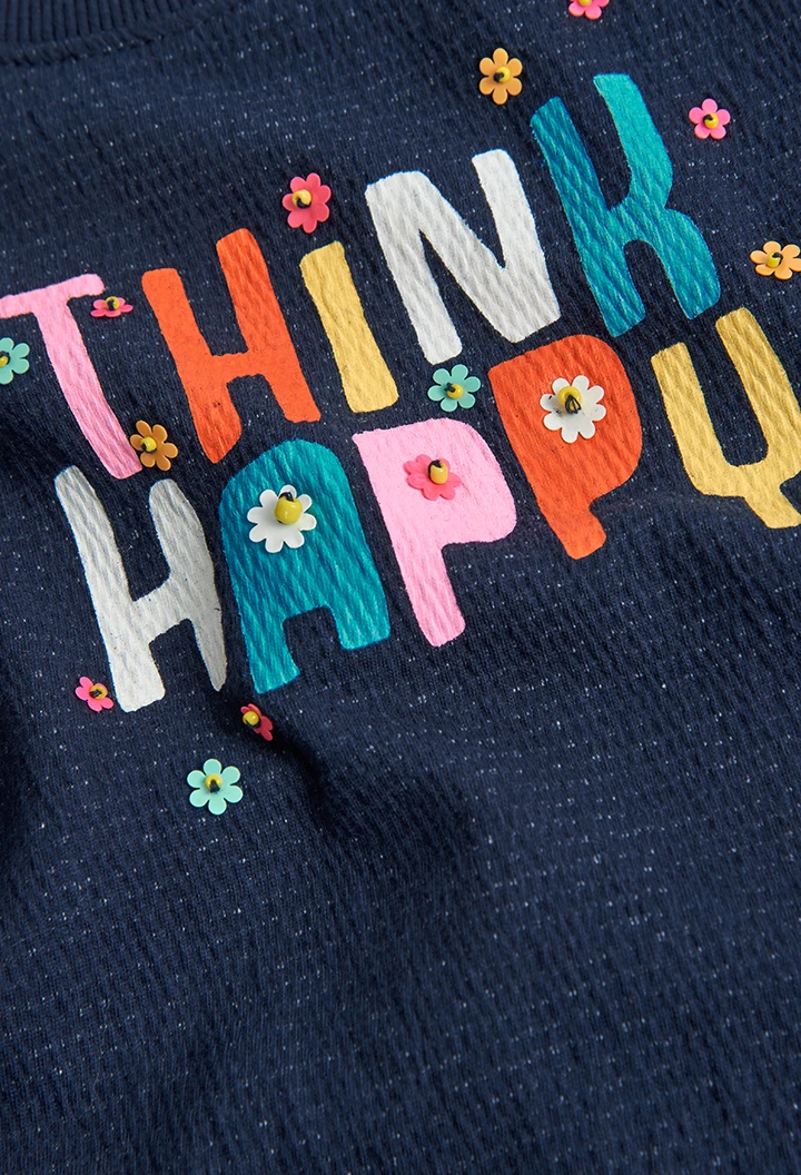 T-Shirt tricot combiné pour fille