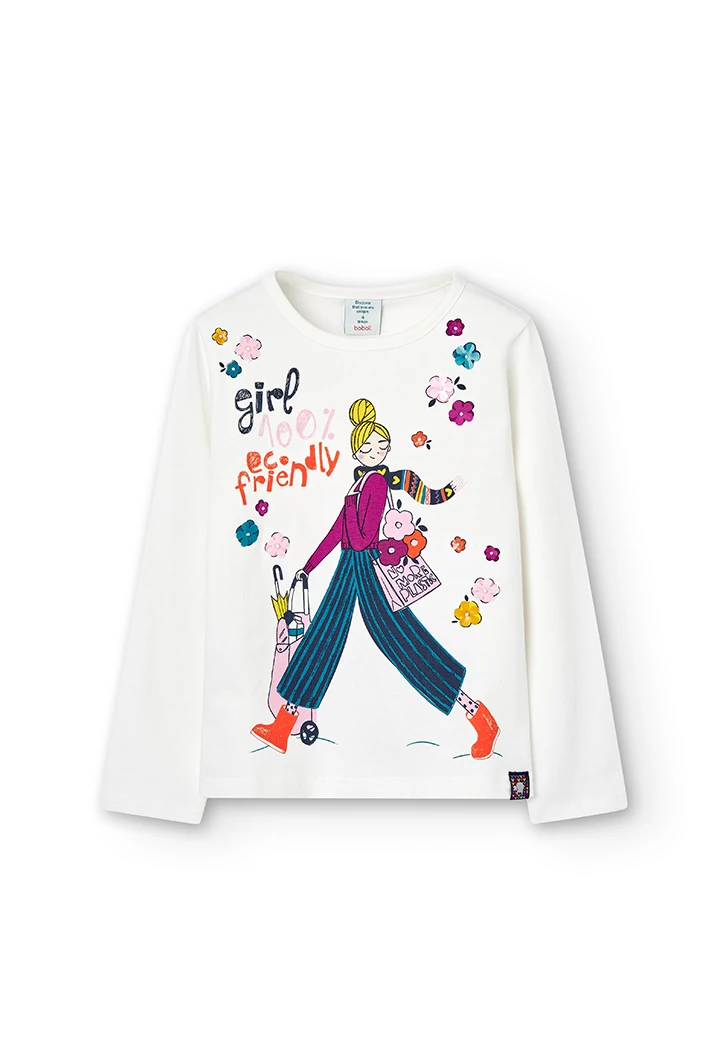 T-Shirt tricot pour fille
