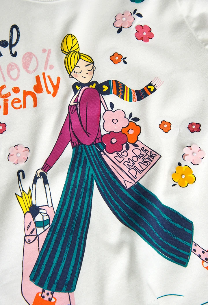 T-Shirt tricot pour fille
