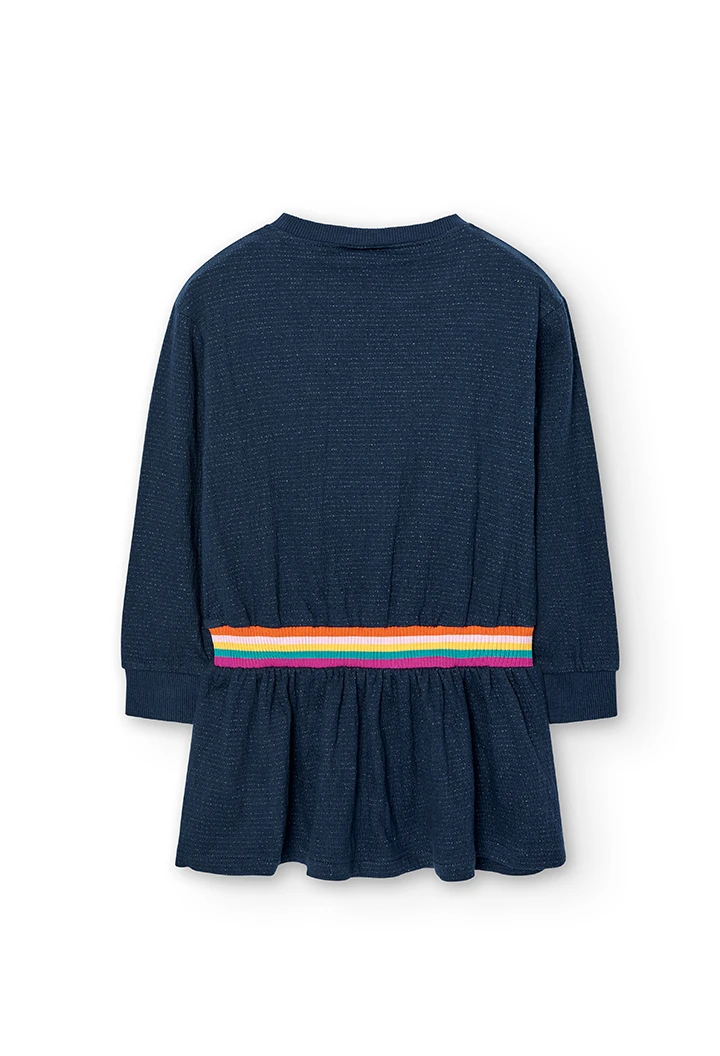 Vestido malha para menina