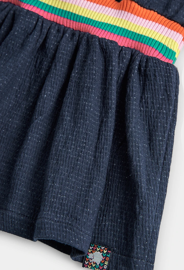Vestido malha para menina