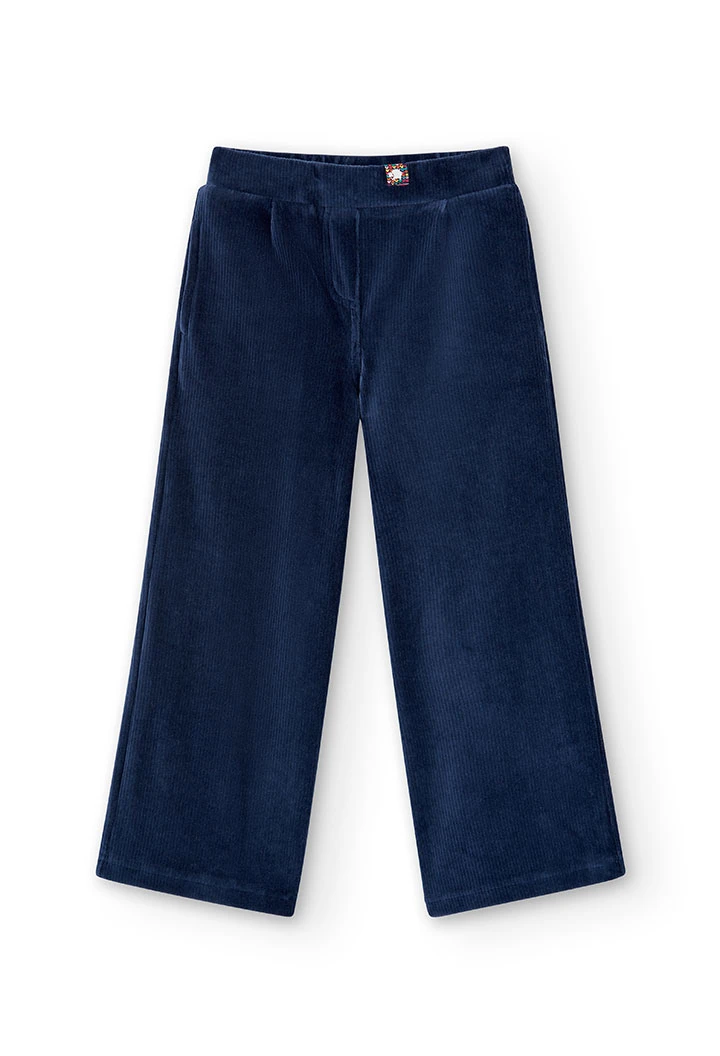 Pantalon en velours cotele pour fille
