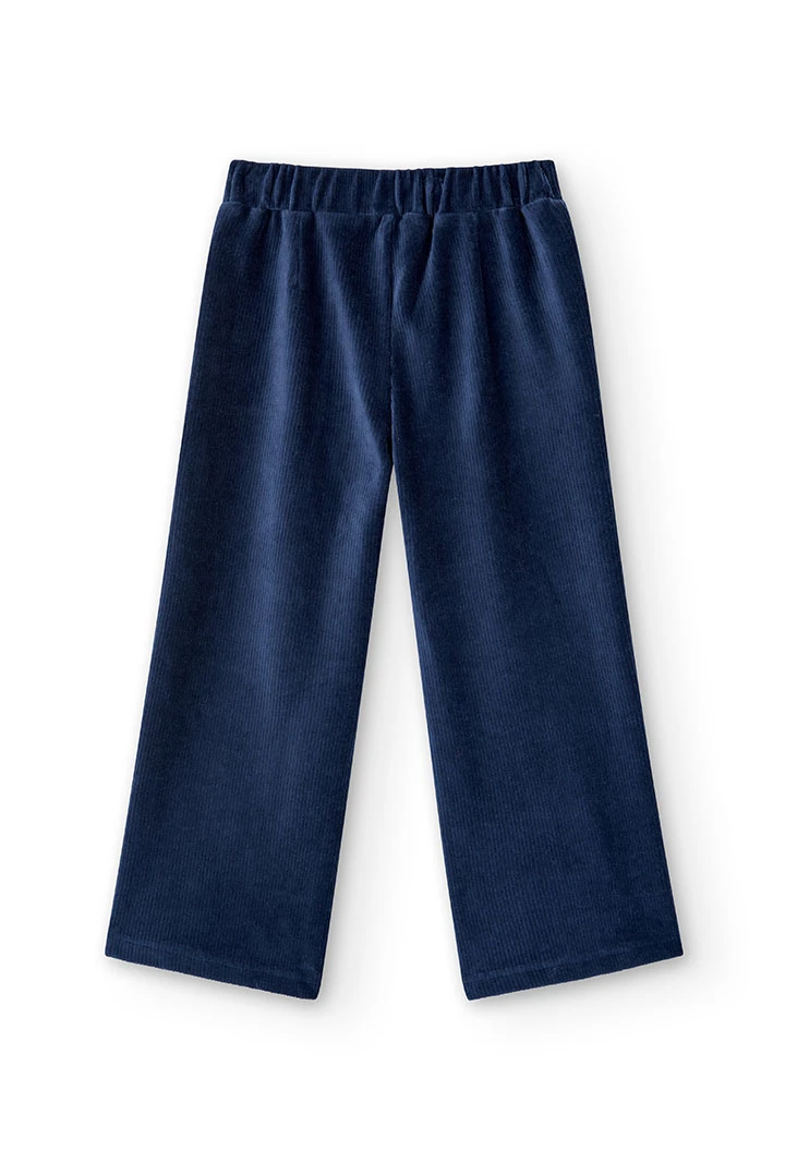 Pantalon en velours cotele pour fille