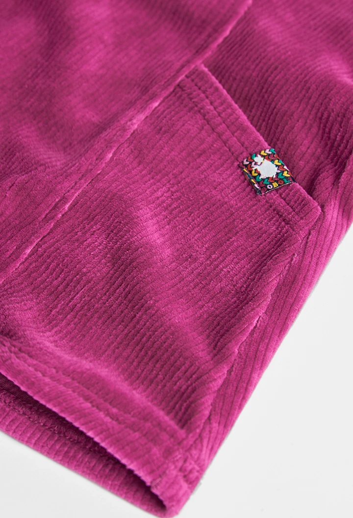 Jupe salopette maille pour fille