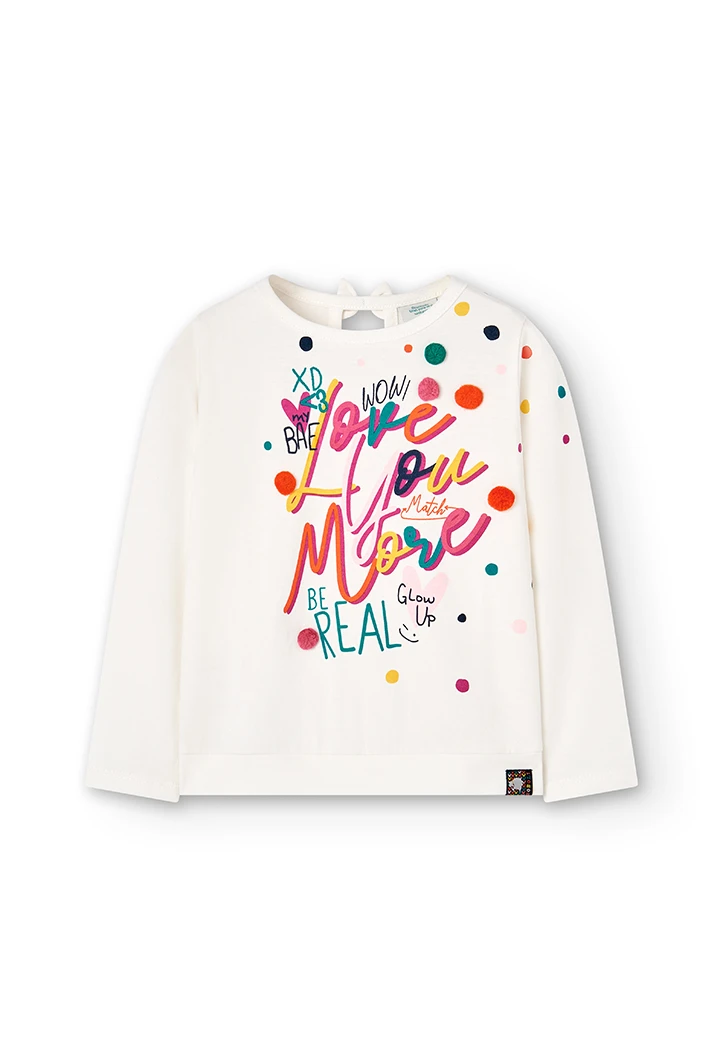 T-Shirt tricot pour fille