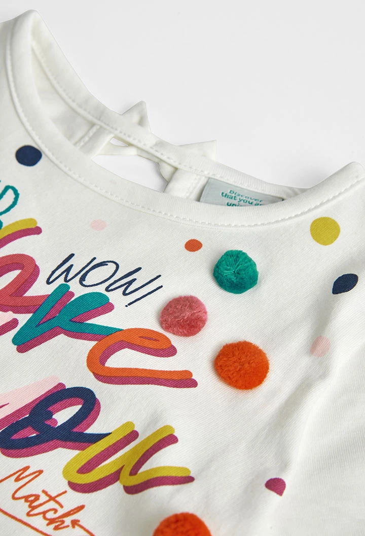 T-Shirt tricot pour fille