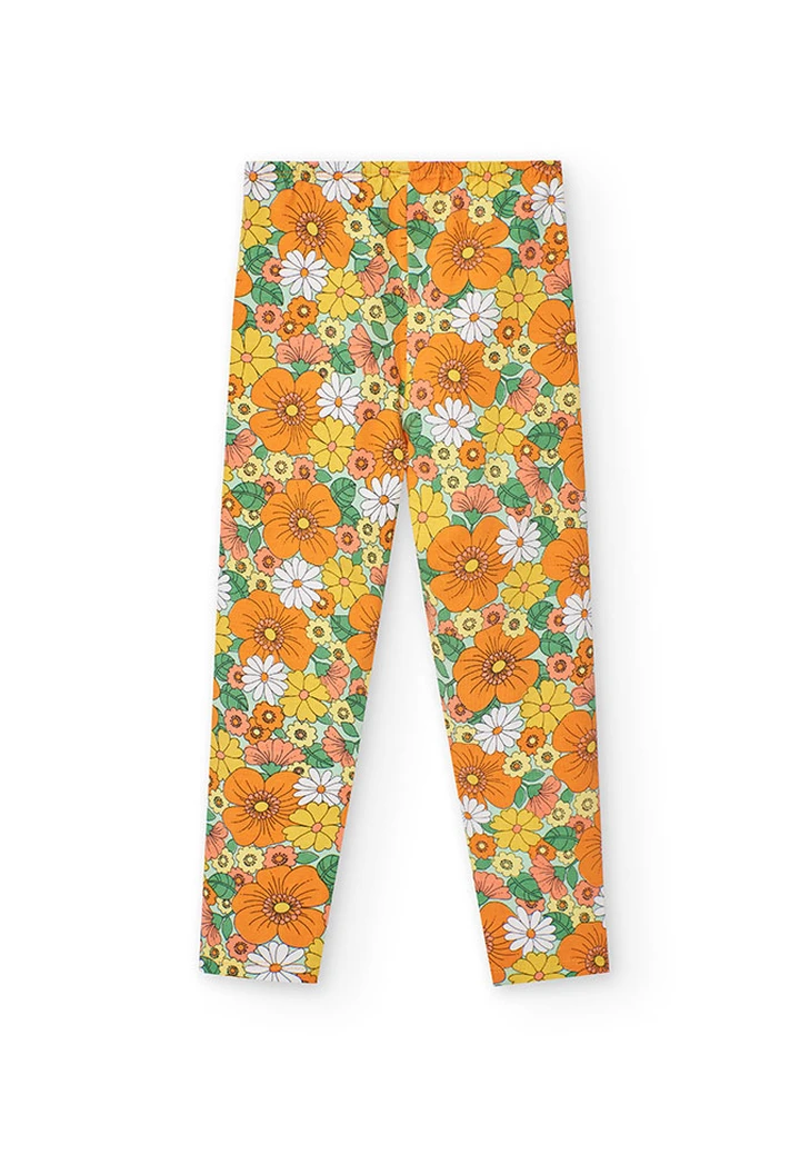 Leggings imprimés en tricot élastique pour bébé fille