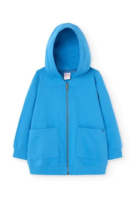 Sweatjacke für Mädchen in Blau