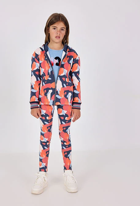 Legging punto elástico flores