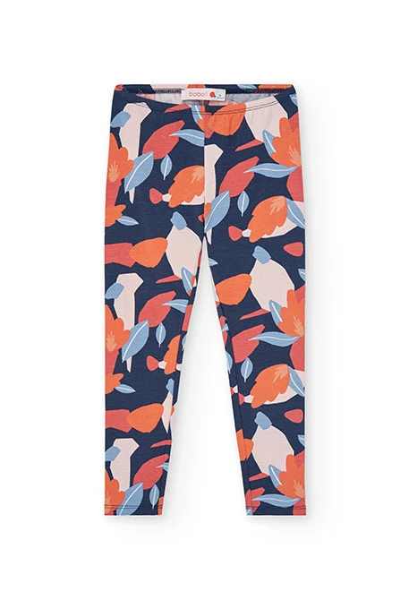 Legging punto elástico flores