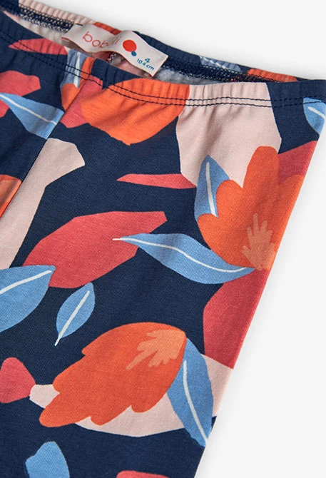 Legging punto elástico flores