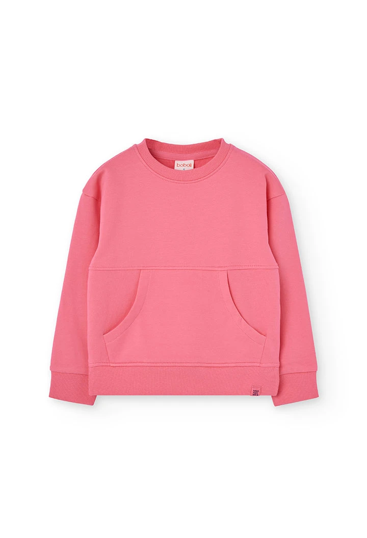 Rosa Mädchen-Sweatshirt