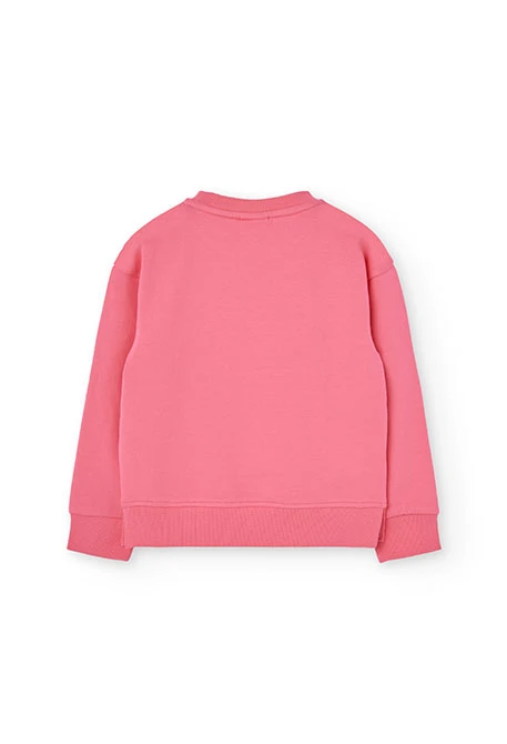 Sudadera niña rosa