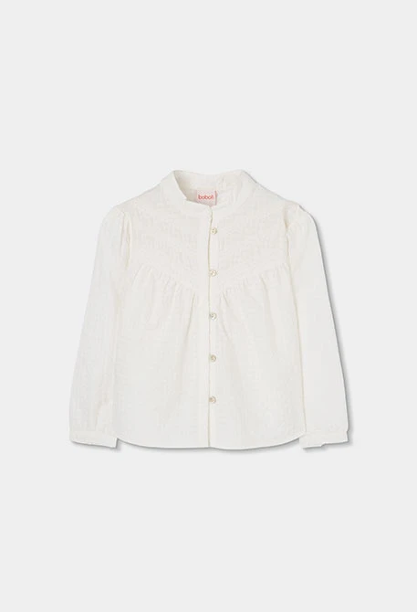 Camisola menina algodão branco