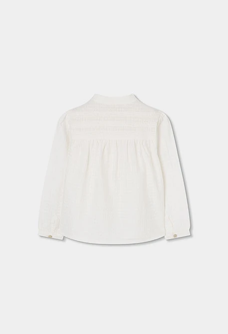 Girls? white cotton shirt