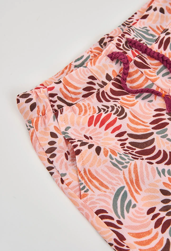 Pantalón niña estampado