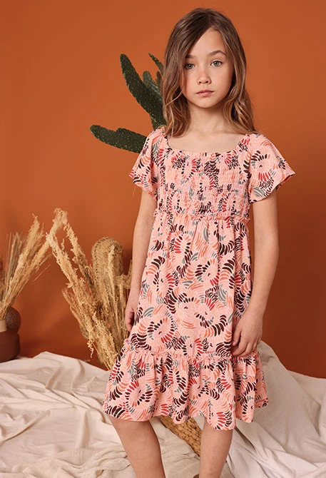 Robe imprimée fille